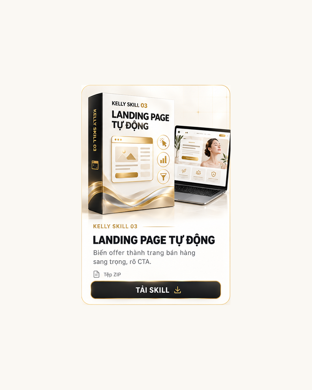 Ảnh giới thiệu Landing page tự động