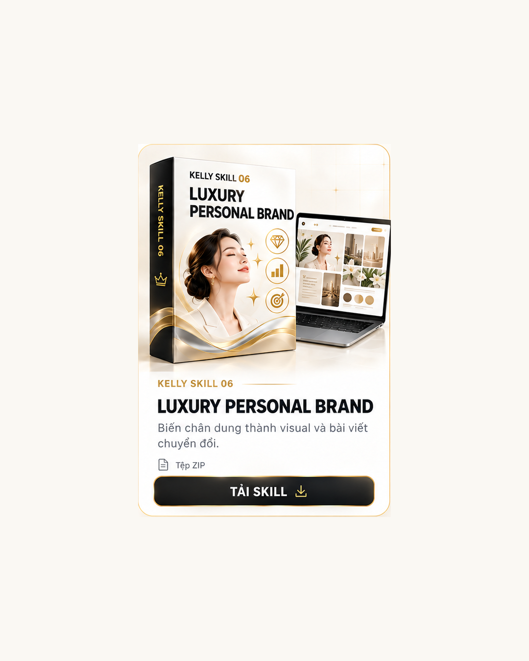 Bộ Luxury Personal Brand trong bộ sưu tập Kelly